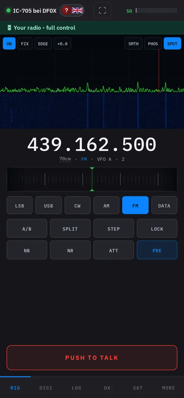 HamRig phone-friendly client